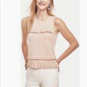 Ann Taylor Flutter Top